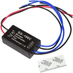 YUNPICAR 12V GS-100C Car Flash Strobe Controller with Remote Flasher Module for LED Brake Light Tail Stop Light