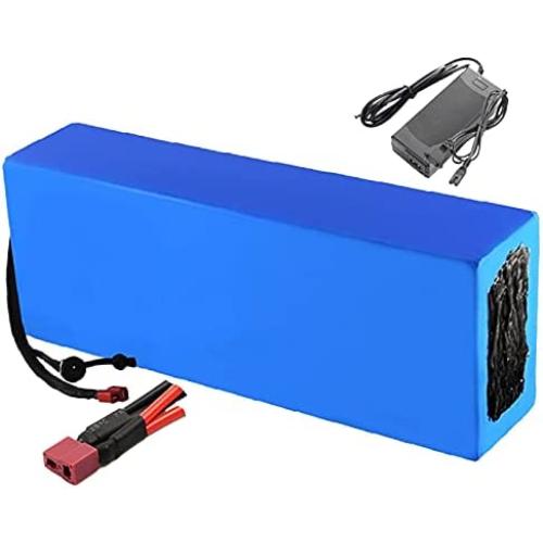 Jieoto 60V Lithium Battery Pack 12AH 15AH 20Ah 24AH 30AH Ebike Li-ion Battery for 500W 750W 1000W 1200W 1500W 1800W 2000W Scooter Golf Cart Motor with Charger+ 30A BMS