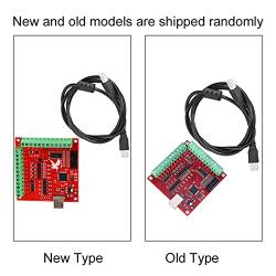Keenso USB MACH3 Motion Control Card Flying Card 4 Axis Motion Controller Card Breakout Board for CNC Engraving