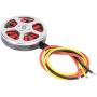 Brushless Motor, 5010-360KV 1PCS Metal Outdoor Big Load Multiaxis Thick Line Hollow Cover Double Bearing Brushless Motor(Positive Tooth)