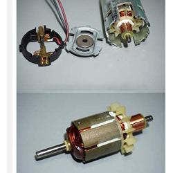 Xuulan Xianglaa-Motor High Speed 887 Motor, Double Ball Bearing High Power Motor Compensation Carbon Brush Shaft Dia 5mm, DC 12V 24V 36V,