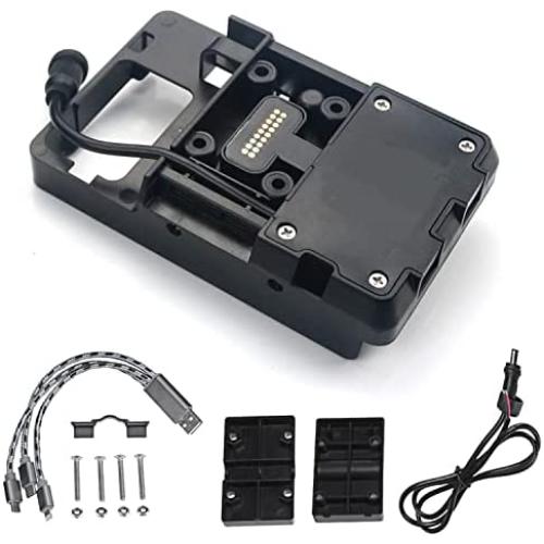 GPS Navigation Bracket, Motorcycle Mobile Phone Holder Mount Compatible with F700GS F800GS R1200GS ADV CRF1000L Africa Twin 12MM Roll Bar