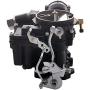 Trucktok 3310-804622R1 3310-86448A1 Marine Carburetor Replacement for Rochester 2 Barrel Mercarb Carburetor V8 5.0L 305 5.7L 350 Mercruiser Engine with Electric Choke Black