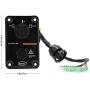 Rupse Switch Panel Outboard Single Engine Key Switch Panel Assembly On-Off-Start 704 Control Box for Yamaha Outboard Yacht 704-82570-12-00 704-82570-11-00 704-82570-08-00