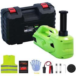 Simtamy Electric Car Jack 5 Ton(11,000lb) 12V Hydraulic Jack, Portable Emergency Car Lift Tire Change Kit