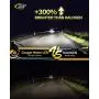 Cougar Motor 9012 LED Bulb, 12000LM Noiseless 6500K Cool White All-in-One Conversion Kit Direct Installation, Halogen Replacement