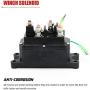 12V 250A Winch Solenoid Relay Winch Rocker Thumb Switch for ATV UTV 4x4 Vehicles 1500lb-5000lbs Winch with 6 Protecting Caps Replaces 63070, 62135, 74900, 2875714, 70715