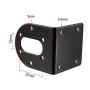 uxcell 4PCS 37mm Diameter DC Gear Motors Mounting Bracket, Gearbox L-Shape Fixed Seat, Gear Reduction Motor Holder