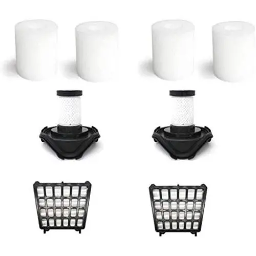Filtres de remplacement pour aspirateur Shark Flex DuoClean HV390, HV391, HV392 – 2 Filtres HEPA + 4 Filtres Flottants + 2 Filtres Pré-Moteur Filtres de remplacement pour aspirateur Shark Flex DuoClean HV390, HV391, HV392 – 2 Filtres HEPA + 4 Filtres Flottants + 2 Filtres Pré-Moteur