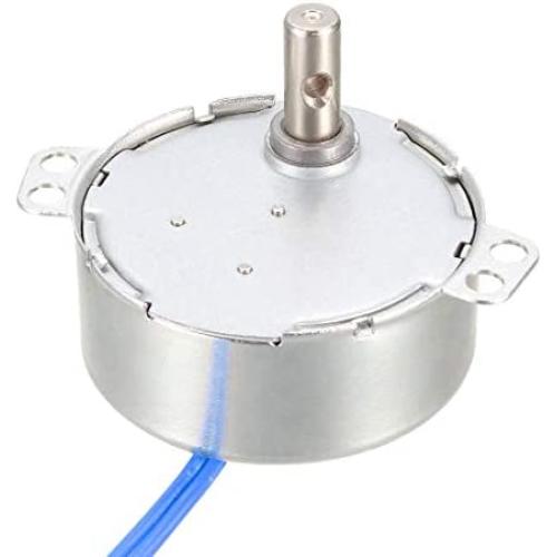 uxcell Synchronous Motor AC 100-127V 48-58RPM 50-60Hz CCW/CW 4W Turntable Gear Box for Microwave Oven