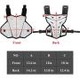MOTOKER Adult Youth Motocross Chest Protector Riding Armor Vest Dirt Bike Back Protector Motorcycle Racing (White)