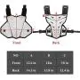 MOTOKER Adult Youth Motocross Chest Protector Riding Armor Vest Dirt Bike Back Protector Motorcycle Racing (White)