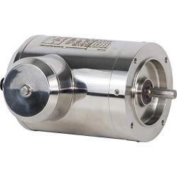 Electric Motor Washdown Round Stainless Steel 1/2HP 1800RPM 230/460V 56C TENV IP69K
