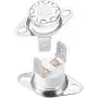 uxcell KSD301 Thermostat 170°C/338°F 10A Normally Closed N.C Adjust Snap Disc Temperature Switch 2pcs