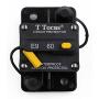 T Tocas 60 Amp Thermal Circuit Breaker with Switch Manual Reset for Boat Marine RV Yacht Battery Truck Solar, 12V - 48V DC, Waterproof (60A)