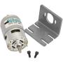 DC24V 12V 775 Motor 50W High-Power Large Torque Double-Shaft Output Dc Motor Electric Drill Chuck Motor(12V4500RPM with bracket)