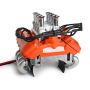 RC-Hub V8 Engine Fans Radiator Motor with Heatsink Cover for 1/10 TRX4 RC Crawler Scale (Orange)