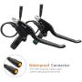 E-Bike Brake Lever WUXING 115PDD , Brake Grips for Electric Bike or E Scooter ,Ebike Accessories Cut Off Power When Brakes Ebike Parts (Waterproof Plug)