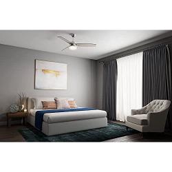 Hunter Sentinel Indoor Ceiling Fan with LED Light and Remote Control, 52