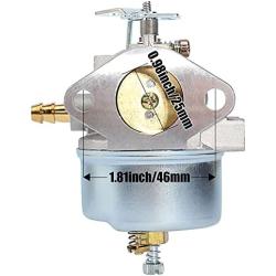 QAZAKY Adjustable Carburetor Compatible with Tecumseh 640349 640052 640054 640058 640058A HMSK80 HMSK85 HMSK90 HMSK100 HSMK110 LH318SA LH358SA 8HP 9HP 10HP Snowblower Generator Chipper Shredder Carb