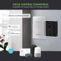 TOPGREENER Wi-Fi Single Relay Module with Smart Light Switch Wi-Fi Scene Controller, Hidden Smart Switch for Fans, Outlets, Switches, 2.4GHz Network, UL Listed