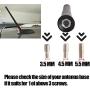 Unikpas Car Antenna Compatible for Nissan Versa 2007-16 Sentra 2007-13 Murano 2003-17 Rogue 2008-16 Altima 2006-11 Car Roof Replace Radio 7 inch Antenna Mast 28215-8H700