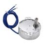 Heyiarbeit Synchronous Gear Motor 50-60Hz AC 110V 20-24RPM Electric Motor CW/CCW TYC-50 4W Horizontal Hole Tapping Shaft for Hand-Made School Project Model 1pcs