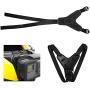 Motorcycle Helmet Chin Mount, Helmet Mount Action Camera Holder for GOPRO for SJCAM for XiaoYi and Other Action Cameras(Black)