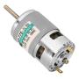 12V Motor, Akozon 12v/24v DC Motor High Power Torque Motor 775 Motor High Speed 80w Extension Shaft 12v dc Motor 775 (10000RPM)