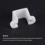 MECCANIXITY Motor Mounting Bracket Motor Base 11.5mm White with Screws Nuts for N20 Micro Gear Motor