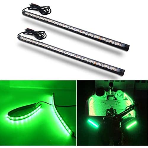 Boaton Marine Boat Led Navigation Lights, Night Fishing Lights, No Drilling Install Deck Lights Courtesy Lights Interior Lights For Pontoon Boat Bass Boat Jon Boat Jet Ski Kayak, Green