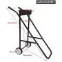 LEADALLWAY Outboard Boat Motor Stand Carrier Cart Dolly Storage Pro Heavy Duty Multi Purposed Engine Stand