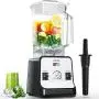 Blender Aeitto Cuisine, Blender pour Shakes et Smoothies avec Moteur 1500W, Capacité 72 Oz Grande, Blenders Professionnels de Bureau pour Écraser la Crue, Boissons Glacées Blender Aeitto Cuisine, Blender pour Shakes et Smoothies avec Moteur 1500W, Capacité 72 Oz Grande, Blenders Professionnels de Bureau pour Écraser la Crue, Boissons Glacées