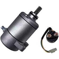 Hity Motor 18607 Starter & Relay Solenoid Fit for Honda Trx350 Trx-350 TRX 350 Fourtrax Rancher 2000-2006 31200-HN5-671 31200-HN5-A81 31200-HN5-M01