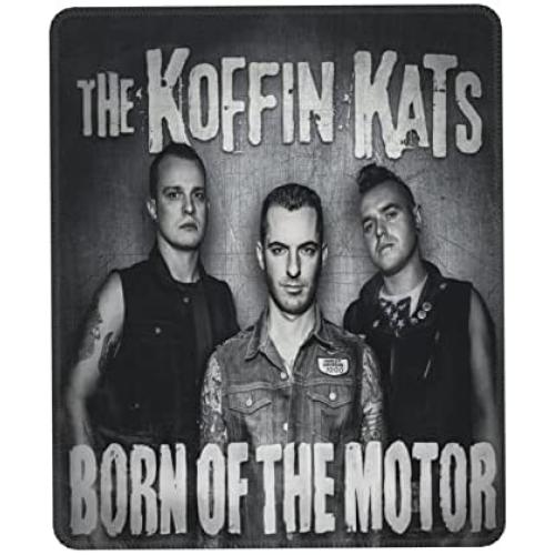Koffin Kats Born of The Motor Gaming Mouse Pad Multi-Code Durable Mouse Pad for Laptop Computer Office 7 X 8.6 in