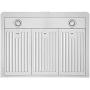 Empava Ducted Under Cabinet Range Hood with Push Button Controls Sealed Aluminum Motor 3 Speeds Fans Baffle Filters and LED Lights in Stainless Steel 500CFM, 30 Inch