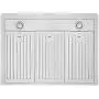 Empava Ducted Under Cabinet Range Hood with Push Button Controls Sealed Aluminum Motor 3 Speeds Fans Baffle Filters and LED Lights in Stainless Steel 500CFM, 30 Inch