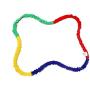 TOPFEN 12 Feet Elastic Fleece Cooperative Stretchy Band Creative Movement Prop for Group Activities Cultivating Motor Coordination Ability