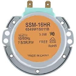 Rakstore Replacement Microwave Oven Turntable Synchronous Motor for SSM-16HR 6549W1S011B