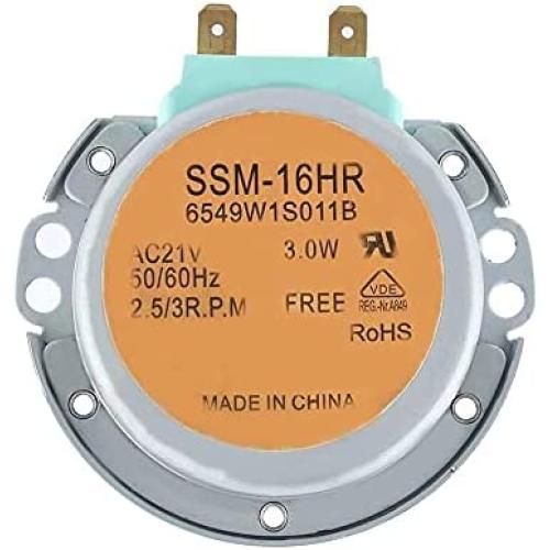 Rakstore Replacement Microwave Oven Turntable Synchronous Motor for SSM-16HR 6549W1S011B