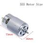 BEMONOC DC 12V Lathe Press 550 Motor With Miniature Hand Drill Chuck and Mounting Bracket 555 DC Brush Motor 18000Rpm For DIY Assembly