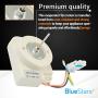 Ultra Durable WR60X28783 Refrigerator Evaporator Fan Motor Replacement Part by BlueStars - Exact Fit for GE & Hotpoint Refrigerators - Replaces Part Numbers WR60X23584, WR60X31522, AP6977246