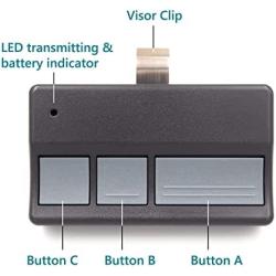 Solidremote 371LM 373LM 971LM 973LM, for Chamberlain, LiftMaster Garage Door Opener Remote
