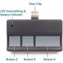 Solidremote 371LM 373LM 971LM 973LM, for Chamberlain, LiftMaster Garage Door Opener Remote