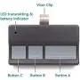 Solidremote 371LM 373LM 971LM 973LM, for Chamberlain, LiftMaster Garage Door Opener Remote