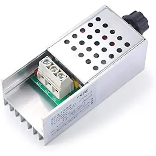 Teyletent Robot AC 110V 120V 220V 230V 10000W High Power SCR Motor Speed Controller Board Dimming/Attemperation/Voltage/Regulator/Thermoregulation/SCR Controller Board