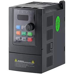 ATO 1 hp 0.75kW VFD, 4.7A 220V Single Phase to 3 Phase VFD Variable Frequency Drive for AC Motor Speed Controls