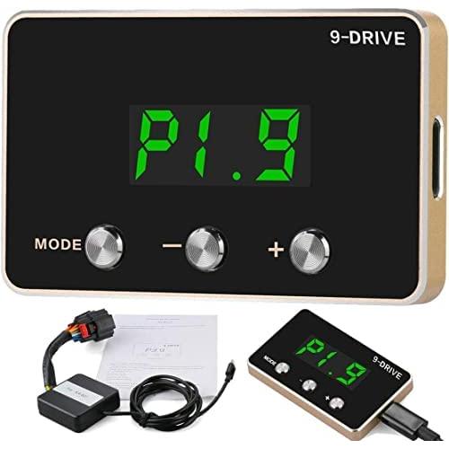 WonVon Throttle Response Controller,9 Drive 9-Mode Universal Electronic Throttle Controller For Dodge RAM Ford Honda Chevrolet(Green)
