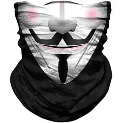 Seamless Neck Gaiter Shield Scarf Bandana Face Mask Seamless UV Protection for Motorcycle Cycling Riding Running Headbands