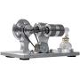 Oligemok Hot Air Stirling Engine Motor Model Educational Toy Generator Steam Engine Physics Experiment Science Toy Model